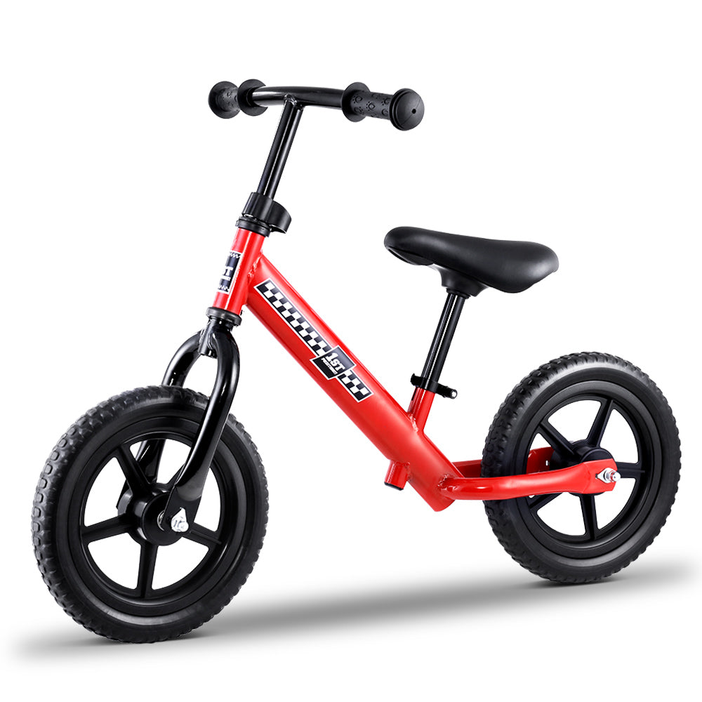 Kids Balance Bike Ride On Toys Puch Bicycle Wheels Toddler Baby 12 Bikes Red