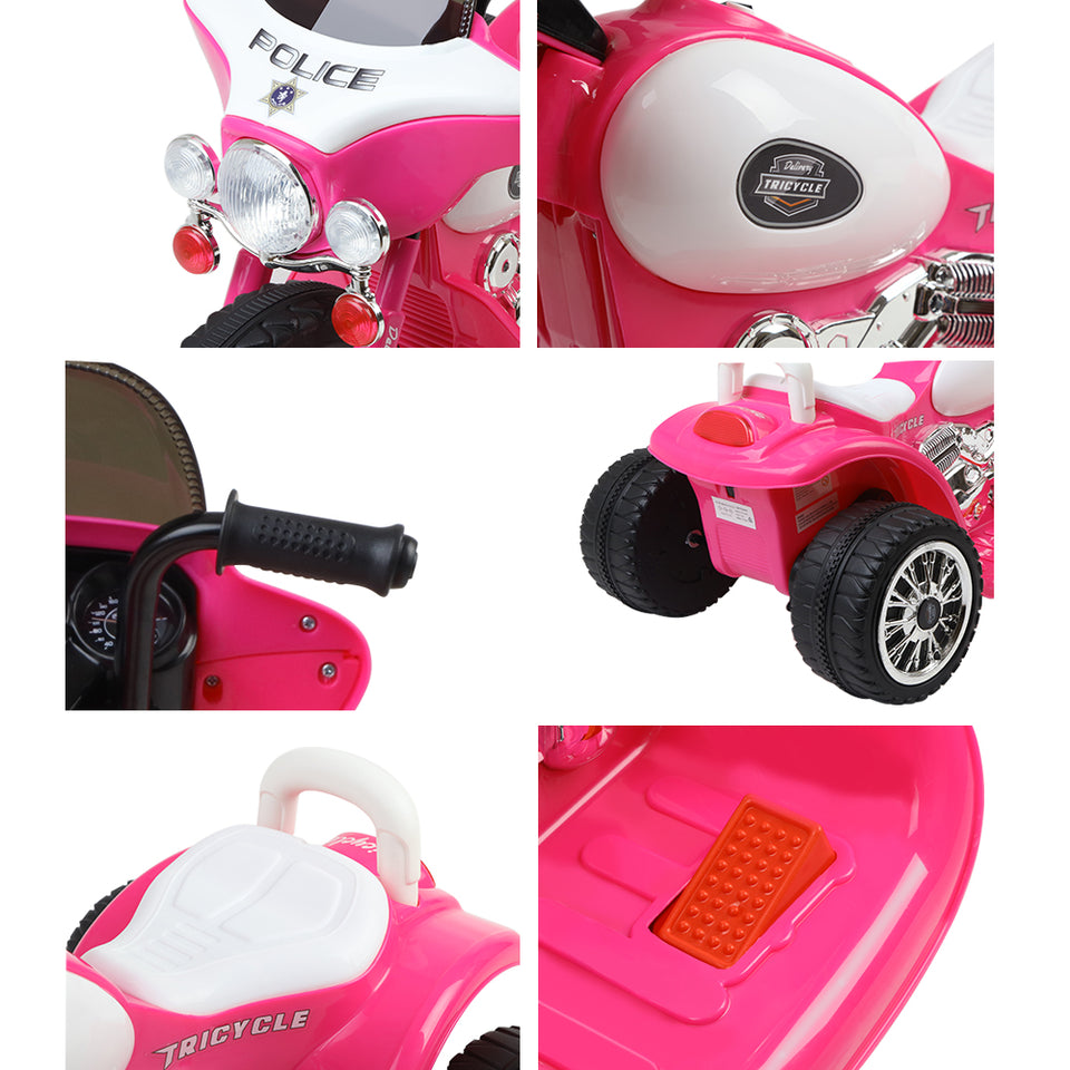 Rigo Kids Ride On Motorbike Motorcycle Toys Pink