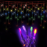 Jingle Jollys 20M Christmas Lights Icicle Light 800 LED Multi-coloured