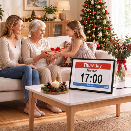 Artiss 10" Smart Digital Clock Calendar HD IPS Touchscreen Weather Photo Frame Amazing Shopping