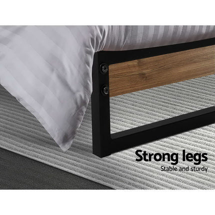 Artiss Bed Frame Queen Size Metal Bed Frame DANE