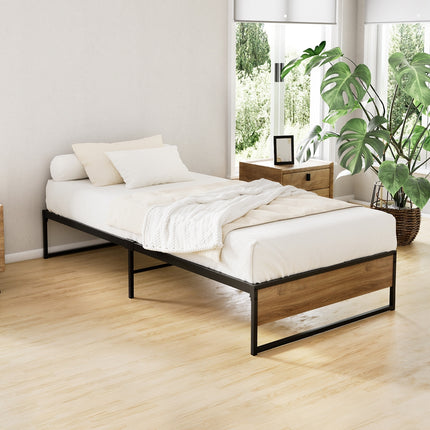 Artiss Bed Frame Metal Bed Frame Bed Base OSLO - Single Amazing Shopping