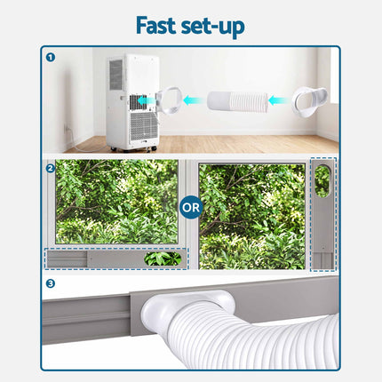 Devanti Portable Air Conditioner 9000 BTU 3-in-1 with Remote Control