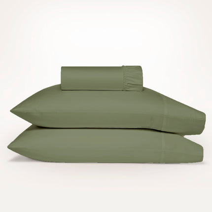 Ddecor Home 1500 Thread count Premium Cotton Blend Sage King Combo Set by Ddecor Home