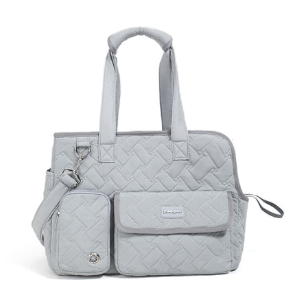 White cat carrier bag, cat transportation, quilted cat carrier, cat travel, pet care, cat supplies, Australian pet carrier, cat travel bag