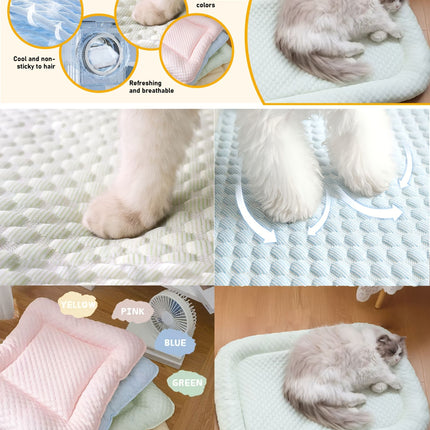 Pink Blue Green orthopedic dog bed, memory foam dog bed, dog bed for medium dogs, comfortable dog bed, durable dog bed, joint support dog bed, Australian pet bed