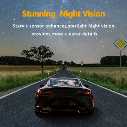 Super Memory Triple Cam Dash Cam! 32GB storage + 1080P HD triple lens, 170° panoramic coverage of front, cabin, and rear, 24/7 protection for your safe journey.