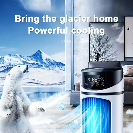 3-second cooling technology! 6-speed USB portable air conditioner humidifier - super silent 25 decibels, 6-hour timer for home / office / dormitory | instant cooling, holiday gift choice