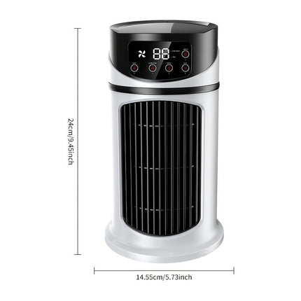 3-second cooling technology! 6-speed USB portable air conditioner humidifier - super silent 25 decibels, 6-hour timer for home / office / dormitory | instant cooling, holiday gift choice