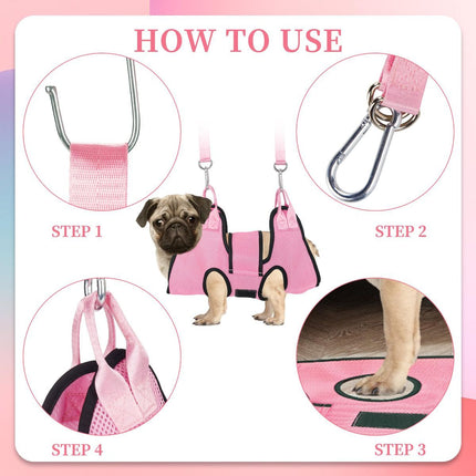 Pet Grooming Hammock Dog Harness Nail Clippers For Dogs And Cat Nail File For Pets Pet (S)