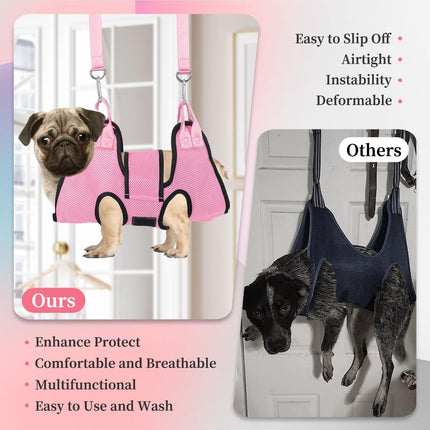 Pet Grooming Hammock Dog Harness Nail Clippers For Dogs And Cat Nail File For Pets Pet (S)