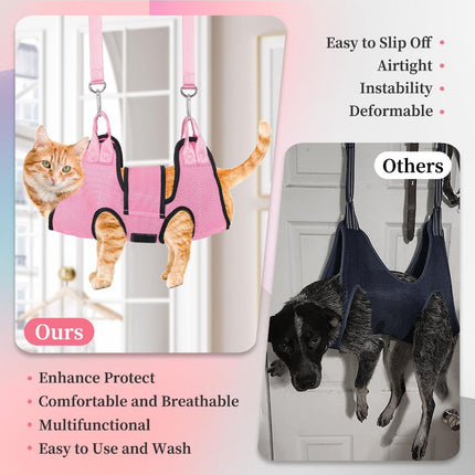 Pet Grooming Hammock Dog Harness Nail Clippers For Dogs And Cat Nail File For Pets Pet (XS)