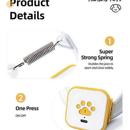 Interactive Cat Toy Electric Cat Teaser Remote Control Cat Toy Door Clip Cat