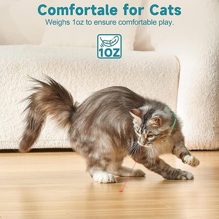 Automatic Laser Cat Collar Toy: Rechargeable Interactive Red Light Toy for Australian Indoor Cats & Kittens