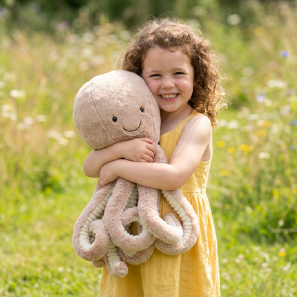 Brown Octopus Plush Toy - Soft Short Plush Stuffed Animal: Perfect Birthday/Christmas/Party Gift for Boys, Girls & Adults