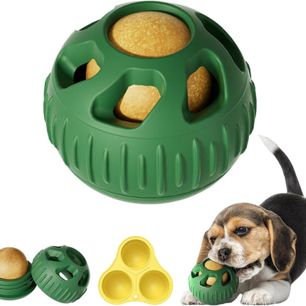 Interactive Dog Toys, Treat Dispensing Dog Toy, Chew Toys to Keep Your Pup Distracted, Frozen Dog Treats Toy for Aggressive Chewer, Durable Dog Puzzle for Small Medium Dog