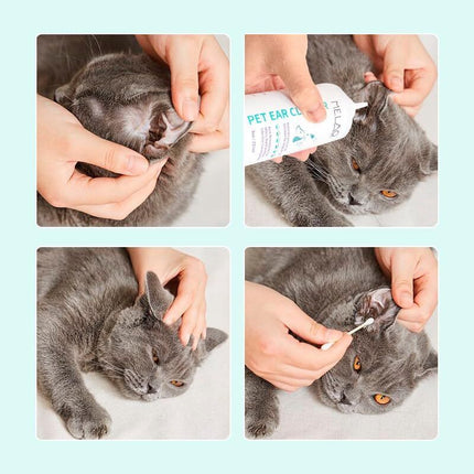 pet products Pet products Ear Cleanser for Dogs and Cats – Gentle Daily Ear Wash – Long Nozzle for Deep Ear Cleaning – Removes Wax, Odor & Moisture