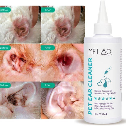 pet products Pet products Ear Cleanser for Dogs and Cats – Gentle Daily Ear Wash – Long Nozzle for Deep Ear Cleaning – Removes Wax, Odor & Moisture