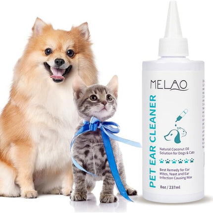 pet products Pet products Ear Cleanser for Dogs and Cats – Gentle Daily Ear Wash – Long Nozzle for Deep Ear Cleaning – Removes Wax, Odor & Moisture