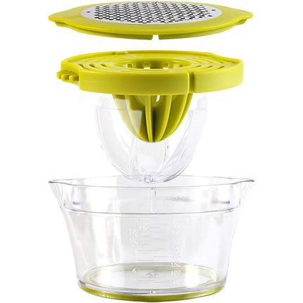 Multifunction Manual Juicer, 4 In 1 Citrus Juicer For Oranges, Lemons, Citrus Fruits, With 2 Reamers, Engraved