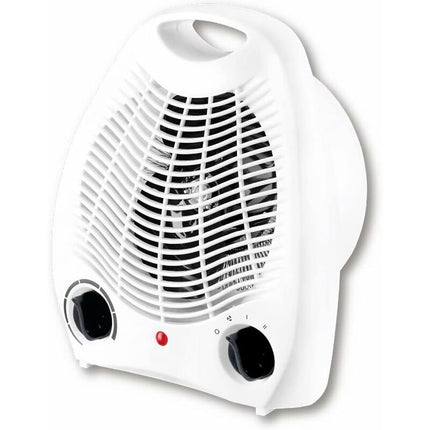Electric Fan Heater, Electric Stove, 1000W / 2000W, Hot Air Thermo Convector 2 Powers Intuitive Button, Silent, Portable