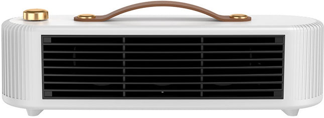 Portable Desktop Space Heater, Fast Heating Electric Heater with 2 Heat Settings (450W/800W), PTC Ceramic Heater with Overheat & Tip-Over Protection, Low Noise Small Heater for Office, Bedroom, Indoor Use