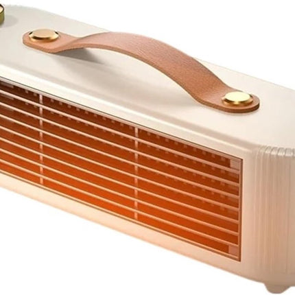 Portable Desktop Space Heater, Fast Heating Electric Heater with 2 Heat Settings (450W/800W), PTC Ceramic Heater with Overheat & Tip-Over Protection, Low Noise Small Heater for Office, Bedroom, Indoor Use