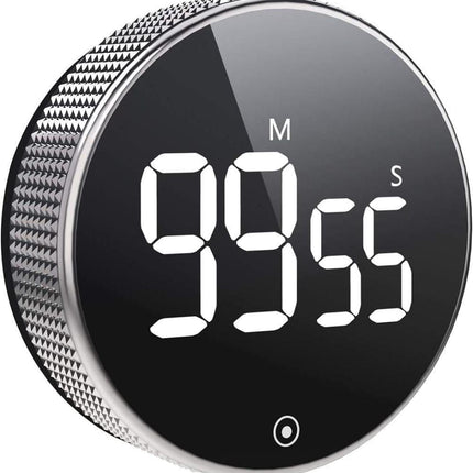 Digital Timer with Magnet and LED Display, Compatible with Kitchen Appliances