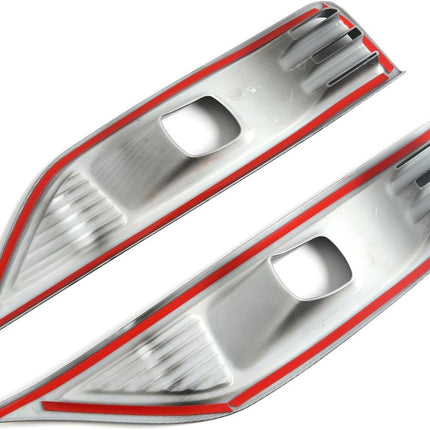 BYD Shark 6 Side Fender Parking Light Decorative Covers | 3 Surface Finishes Available: Black, Chrome, Carbon Fiber Truck Exterior Decorative Covers (Chrome)