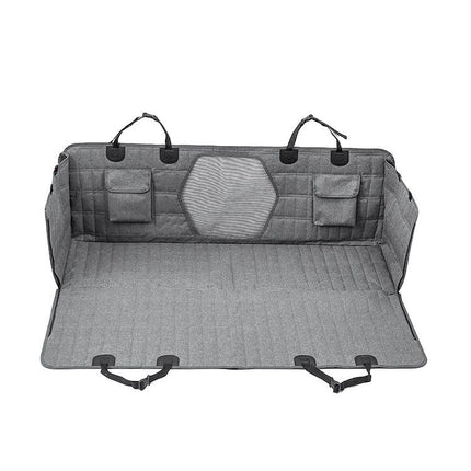 Pet Car Seat Cover Mat Water and Stain Resistant, Black, Fits L to XL, 137 x 147 cm