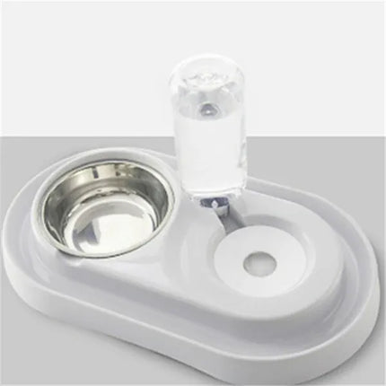 Automatic Dog Water Refill Bowl, Model A, Gray