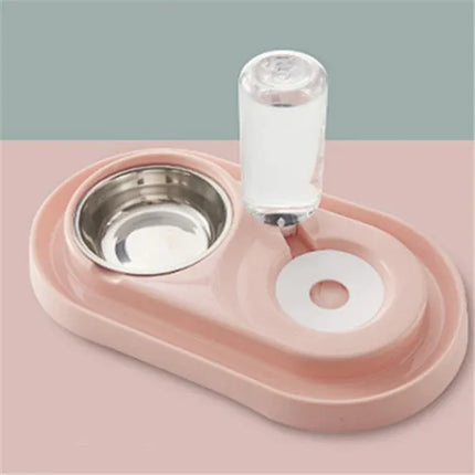 Automatic Dog Water Refill Bowl, Model A, Pink