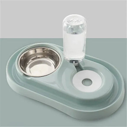 Automatic Dog Water Refill Bowl, Model B, Blue