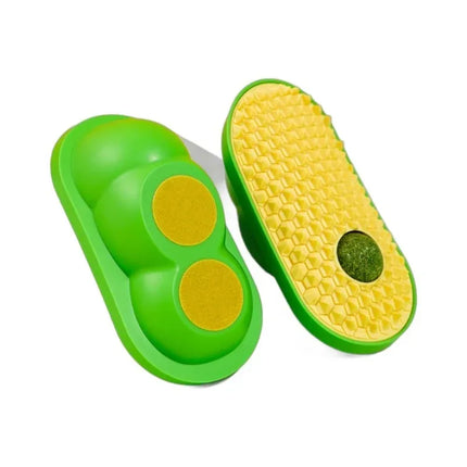 Cat Scratching Toy, Green, 14 x 6.5 cm