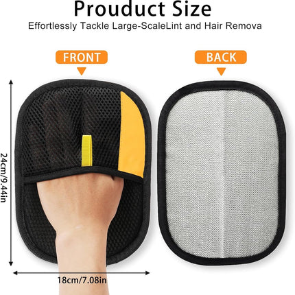 2 Pieces Magic Brush Pet Hair - Washable and Reusable for Cat and Dog Hair - Effortless Care and Cleaning of Sofa, Carpet, and Furniture