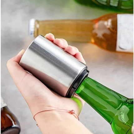 Automatic Corkscrew – Push System, Stainless Steel Color
