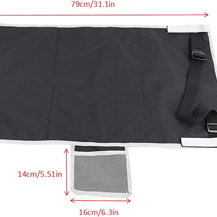 Airplane Bed - Baby Bed - Airplane Beds - Airplane Bed - Airplane Footrest - Must Have For Traveling - Ideal For Airplanes And Cars - Comfortable - Washable - Compact And Portable - Black