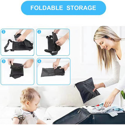 Airplane Bed - Airplane Footrest - Airplane Toddler Bed - Baby Travel Bed - Toddler Travel Bed - Baby Bed - Toddler Bed - Airplane Footbed - Child Seat Extender - Lightweight and Foldable - Comfortable - Water Resistant - Washable