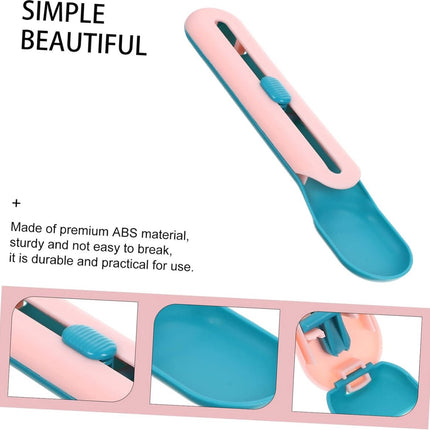 Cat Treats Spoon - 2 Pieces - Cat Food Bowl - Cat Food Bowl - Feeding Spoon - Cat Bar Spoon - Cat Treats Spoon - Snack Spoon for Pets - Feeder Dispenser - Cat Treats Spoon - Cat Food - Adjustable - For Squeezing Out Puree and Snacks