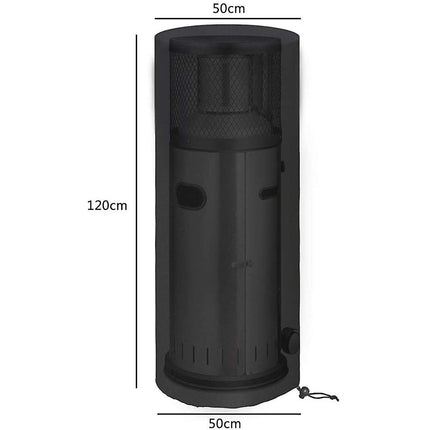 Waterproof 210D Oxford Patio Heater Cover, Windproof Protection for Outdoor Heaters