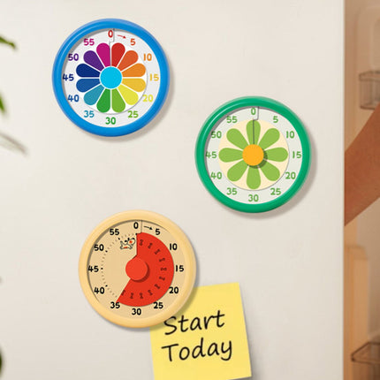 Kitchen Timer - Kitchen Timer - Timer - Digital Kitchen Timer - Child-Friendly Visual Mechanical Timer - Magnetic Sticker Timer - Puppy Pattern