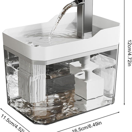 Pet Drinking Fountain - Large Capacity - Removable - 1pc