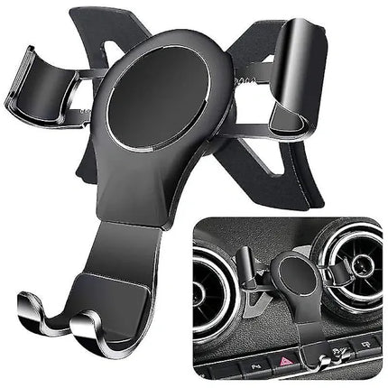 Replacement for - A3 8v S3 2014-2019 Mobile Phone Holder Mobile Mount Car Mount Accessories Black, Made of Aluminum