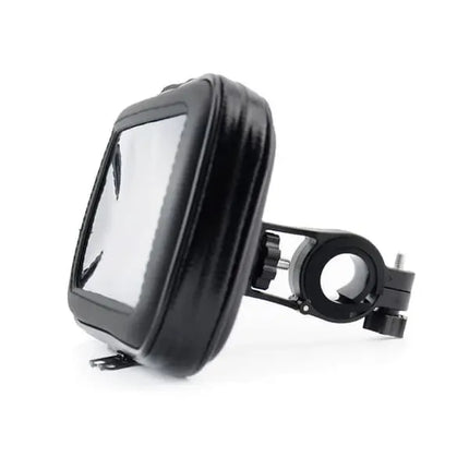 Universal Waterproof Mobile Phone Holder Bicycle Bike Bag Mobile 5 inch, dashboard mounting, stable phone or GPS support, Black Color