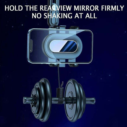 Car Rearview Mirror Phone Holder 360 Rotating Navigation Bracket for Car, dashboard mounting, stable phone or GPS support