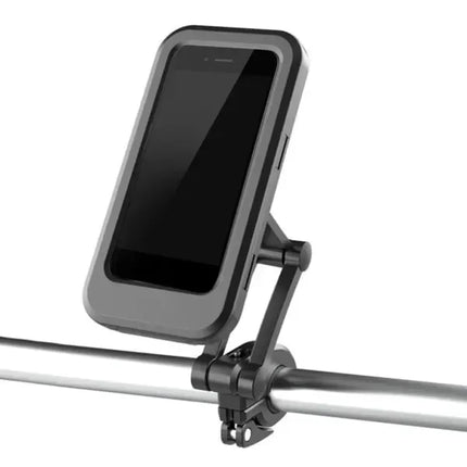Bicycle Waterproof Phone Holder, Universal Phone Holder Bicycle, ABS material, dashboard mounting, stable phone or GPS support, Black Color
