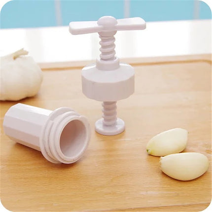 Garlic Press ! Useful Garlic Crusher Sharpener Plastic Case Peeler Press Kitchen Garlic Press, Garlic Press Promotion Include 1X Garlic Press Tool AS shown