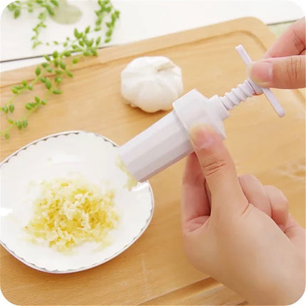 Garlic Press ! Useful Garlic Crusher Sharpener Plastic Case Peeler Press Kitchen Garlic Press, Garlic Press Promotion Include 1X Garlic Press Tool AS shown
