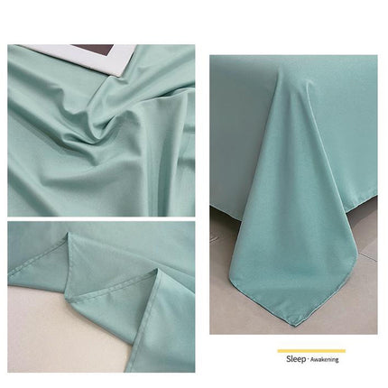 Waterproof Bed Flat Sheet ,Best Season Cotton Sheet-Long Staple Cotton Sheets Set, Soft Cotton Bed Sheets,Reusable Washable Mattress Protector Sheet, Furniture Cover for Bedding,Couch Green
