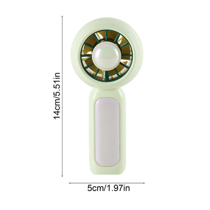 Air Conditioner Fan – The GENUINE Portable Ice Cooling Refrigerating Pad Handheld Cooling Fan That Blows Cold Air Green